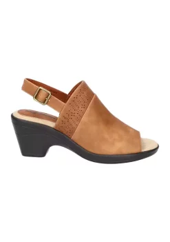 Best Pirce ✨ Easy Street Carolina Block Heeled 🩴 Sandals ❤️ -Easy Street Sales Shop Belk 1135