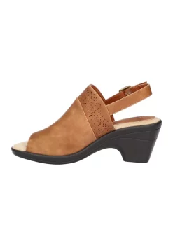 Best Pirce ✨ Easy Street Carolina Block Heeled 🩴 Sandals ❤️ -Easy Street Sales Shop Belk 1136