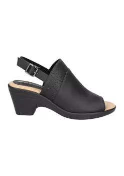 New 🔔 Easy Street Carolina Block Heeled 🩴 Sandals ⭐ -Easy Street Sales Shop Belk 1344