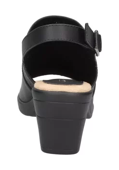 New 🔔 Easy Street Carolina Block Heeled 🩴 Sandals ⭐ -Easy Street Sales Shop Belk 1346