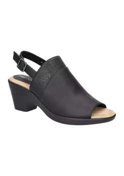 New 🔔 Easy Street Carolina Block Heeled 🩴 Sandals ⭐ -Easy Street Sales Shop Belk 1347