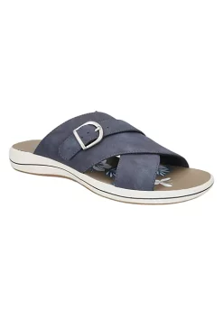 Best Sale ✨ Easy Street Flint Flat 🩴 Sandals ⭐ -Easy Street Sales Shop Belk 1612