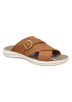 Best Sale ✨ Easy Street Flint Flat 🩴 Sandals ⭐ -Easy Street Sales Shop Belk 1614
