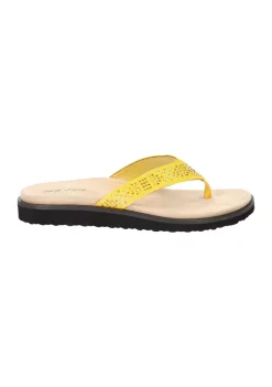 Deals ✨ Easy Street Stevie Thong 🩴 Sandals ✔️ -Easy Street Sales Shop Belk 1624