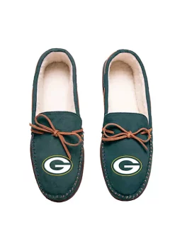 Brand new ✔️ NFL Moccasin Green Bay Packers Men's Medium (9-10) 😀 -Easy Street Sales Shop Belk 1750