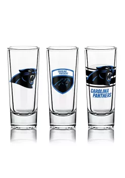 Wholesale ๐ NFL Shot Glasses 6 Pack Set - Carolina Panthers ๐