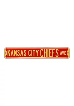 New 🥰 NFL Street Sign - KANSAS CITY CHIEFS AVE 😍 -Easy Street Sales Shop Belk 1786