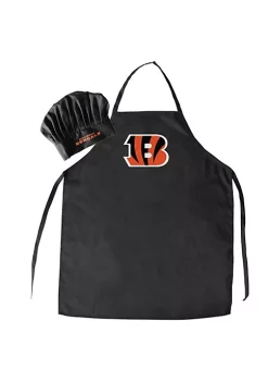Wholesale 🔔 NFL Cincinnati Bengals Chef Hat & Apron Set 😀 -Easy Street Sales Shop Belk 1902