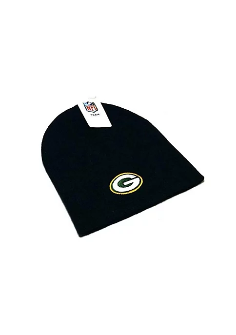 Outlet ๐ฏ NFL Beanie Green Bay Packers, Black, Cuffless โญ 3 Outlet ๐ฏ NFL Beanie Green Bay Packers, Black, Cuffless โญ