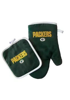 Hot Sale ❤️ NFL Oven Mitt & Potholder - Green Bay Packers 🔔