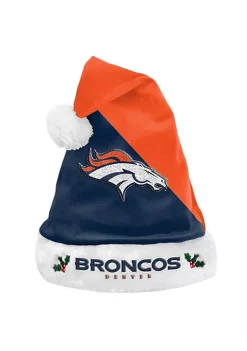 Outlet 🎁 NFL Denver Broncos Santa Hat beanie, One-size ❤️