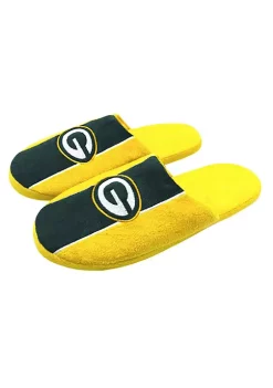 Promo 🤩 NFL Sports Slipper Stripe Logo - Green Bay Packers 😀