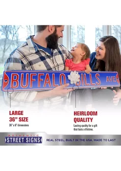 Best reviews of ⭐ NFL Street Sign - BUFFALO BILLS AVE ⭐ -Easy Street Sales Shop Belk 1999