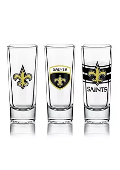 Deals ❤️ NFL Shot Glasses 6 Pack Set - New Orleans Saints 😀