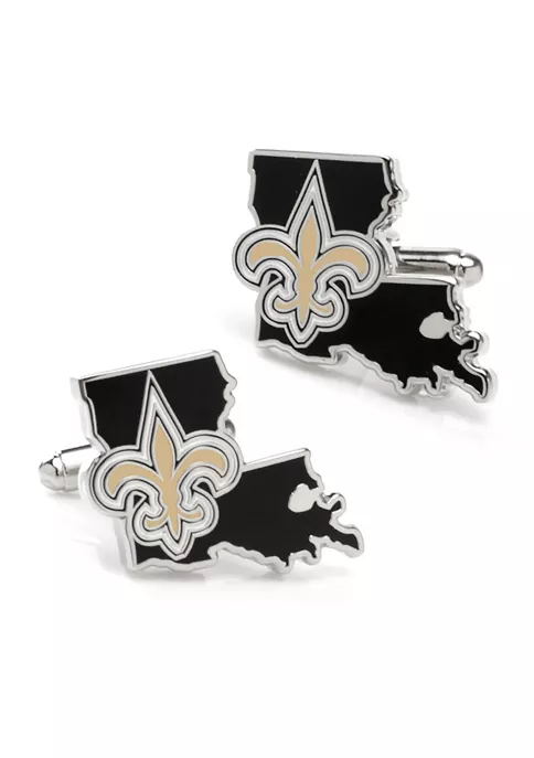 Hot Sale ๐คฉ NFL New Orleans Saints State Shaped Cufflinks โจ 3 Hot Sale ๐คฉ NFL New Orleans Saints State Shaped Cufflinks โจ