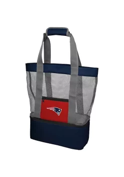 Deals 💯 NFL Mesh Beach Tote Bag with Cooler New England Patriots 🛒