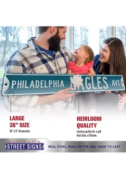 Best deal 😉 NFL Street Sign - PHILADELPHIA EAGLES AVE 💯 -Easy Street Sales Shop Belk 2100