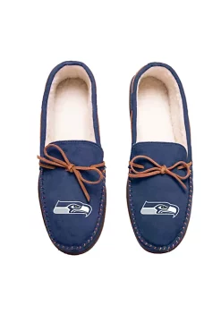 Buy 🥰 NFL Moccasin Seattle Seahawks Men's Medium (9-10) 🛒 -Easy Street Sales Shop Belk 2103