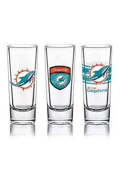 Promo 👍 NFL Shot Glasses 6 Pack Set - Miami Dolphins 😉