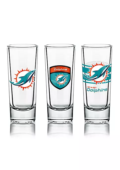 Promo 👍 NFL Shot Glasses 6 Pack Set - Miami Dolphins 😉 4 Promo 👍 NFL Shot Glasses 6 Pack Set - Miami Dolphins 😉 - Image 2
