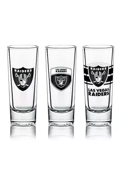 Best deal 🔥 NFL Shot Glasses 6 Pack Set - Las Vegas Raiders 👍 -Easy Street Sales Shop Belk 2150