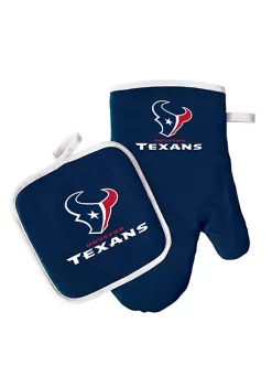 Promo 🎉 NFL Oven Mitt & Potholder - Houston Texans 😉 -Easy Street Sales Shop Belk 2207