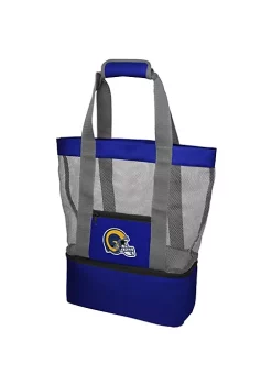 Budget ๐ฅ NFL Mesh Beach Tote Bag with Cooler Los Angeles Rams ๐คฉ