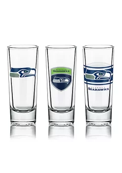 Wholesale 🛒 NFL Shot Glasses 6 Pack Set - Seattle Seahawks ✔️ -Easy Street Sales Shop Belk 2296