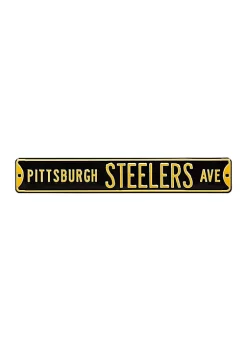 Outlet 🌟 NFL Street Sign - PITTSBURGH STEELERS AVE 🌟 -Easy Street Sales Shop Belk 2336