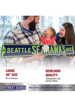 Brand new 💯 NFL Street Sign - SEATTLE SEAHAWKS AVE 👏 -Easy Street Sales Shop Belk 2339