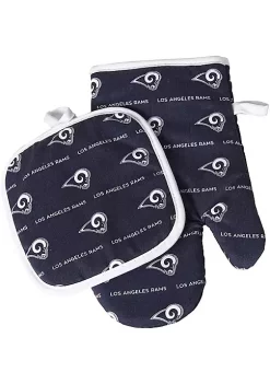 Hot Sale 🥰 NFL Logo Oven Mitt & Pot Holder, Logo - LA Rams ❤️