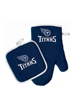 Discount 😀 NFL Oven Mitt & Potholder - Tennessee Titans 🤩 -Easy Street Sales Shop Belk 2379