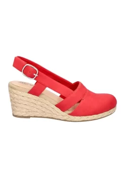 Promo ✔️ Easy Street Stargaze Espadrille Slingback Wedges 🎁 -Easy Street Sales Shop Belk 542