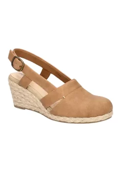 Promo ✔️ Easy Street Stargaze Espadrille Slingback Wedges 🎁 -Easy Street Sales Shop Belk 546