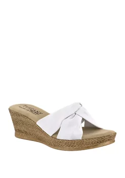 Wholesale 🤩 TUSCANY by easy street® Dinah Wedge 🩴 Sandal ⭐ -Easy Street Sales Shop Belk 675