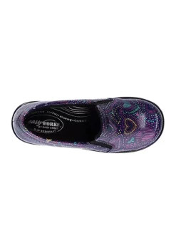 Budget 😍 Easy Works by Easy Street Leeza Slip Resistant Work Clogs 👍 -Easy Street Sales Shop Belk 711