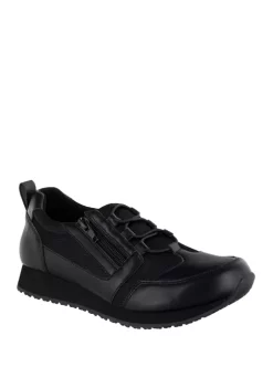Discount ⌛ Easy Works by Easy Street McKinley Slip Resistant Oxfords 😉 -Easy Street Sales Shop Belk 784